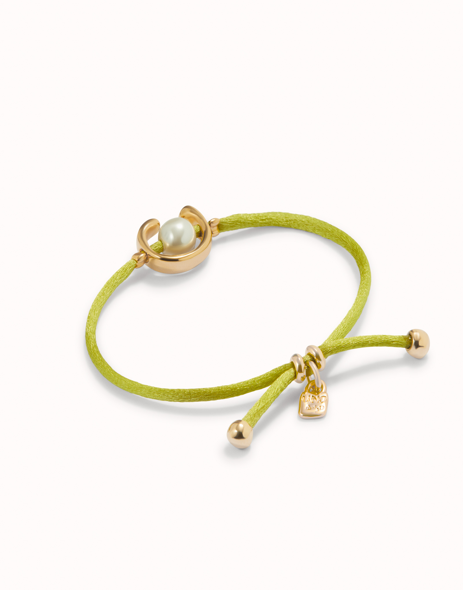 Bracciale in filo lime con perla shell assortimento placcato argento Sterling., Argent, large image number null